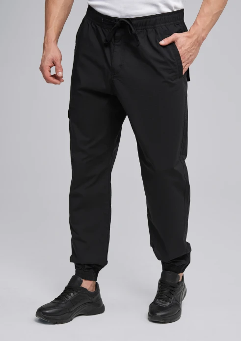 Купить брюки карго мужские «вс рф» черные в интернет-магазине ArmRus по выгодной цене. - изображение 4