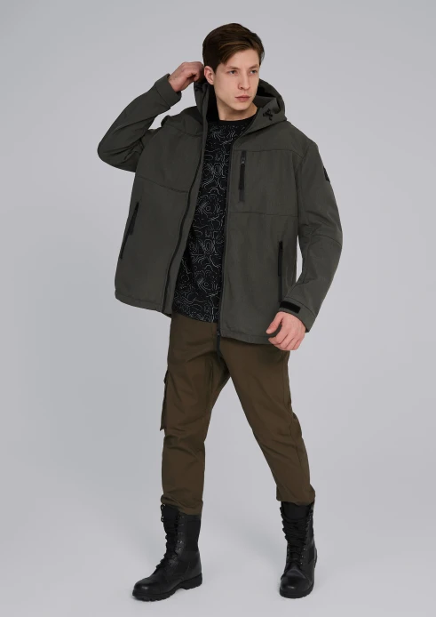 Купить куртка тактическая мужская «вс рф» графит в интернет-магазине ArmRus по выгодной цене. - изображение 2