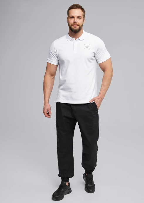 Купить брюки карго мужские «вс рф» черные в интернет-магазине ArmRus по выгодной цене. - изображение 1