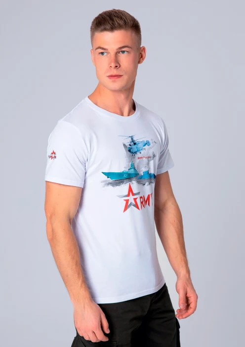 Купить футболка мужская «army вмф» белый в интернет-магазине ArmRus по выгодной цене. - изображение 3