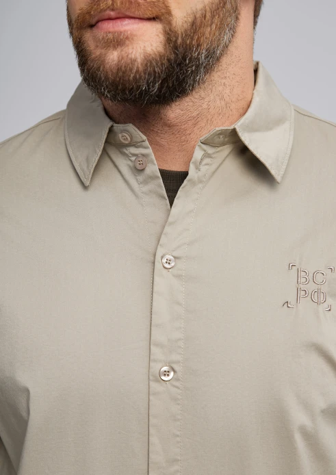 Купить рубашка легкая мужская «вс рф» песок в интернет-магазине ArmRus по выгодной цене. - изображение 5