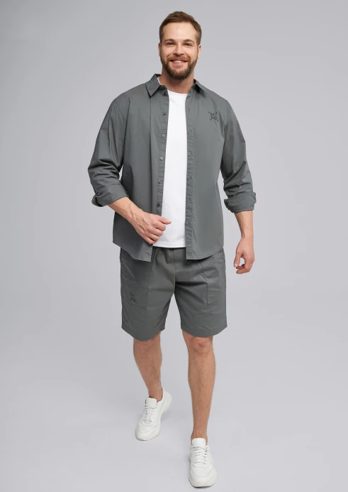 Купить рубашка легкая мужская «вс рф» бетон в интернет-магазине ArmRus по выгодной цене. - изображение 2