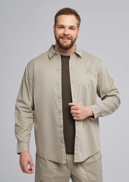 Купить рубашка легкая мужская «вс рф» песок в интернет-магазине ArmRus по выгодной цене. - изображение 3