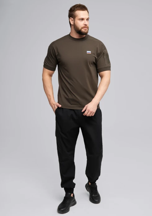 Купить брюки карго мужские «вс рф» черные в интернет-магазине ArmRus по выгодной цене. - изображение 13