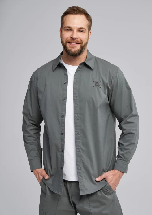 Купить рубашка легкая мужская «вс рф» бетон в интернет-магазине ArmRus по выгодной цене. - изображение 9