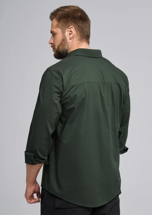 Купить рубашка легкая мужская «вс рф» хаки в интернет-магазине ArmRus по выгодной цене. - изображение 5