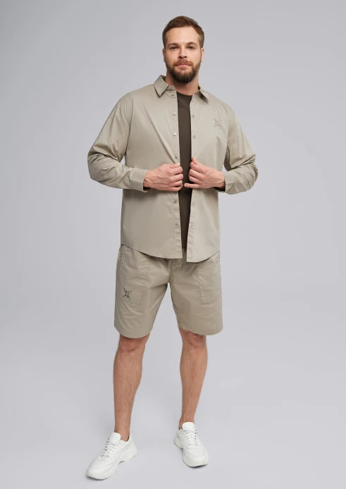 Купить рубашка легкая мужская «вс рф» песок в интернет-магазине ArmRus по выгодной цене. - изображение 1