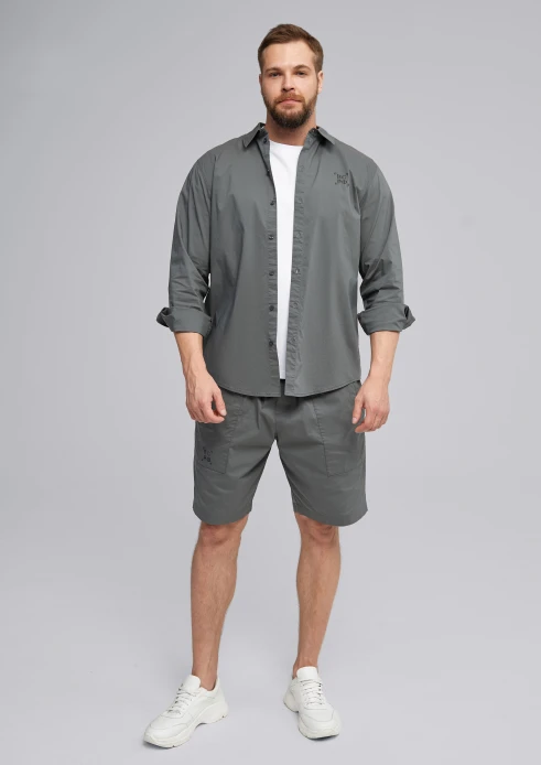 Купить рубашка легкая мужская «вс рф» бетон в интернет-магазине ArmRus по выгодной цене. - изображение 1