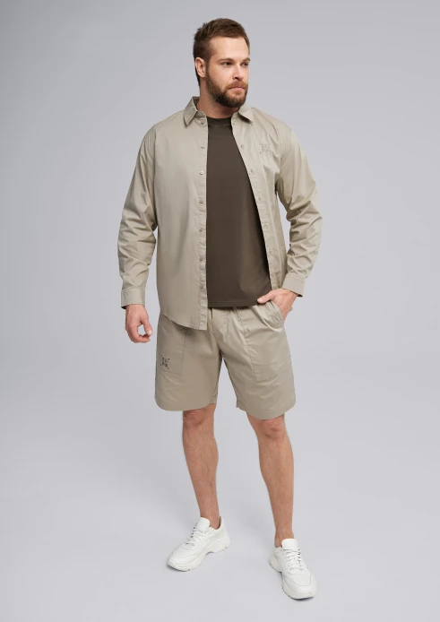 Купить рубашка легкая мужская «вс рф» песок в интернет-магазине ArmRus по выгодной цене. - изображение 2