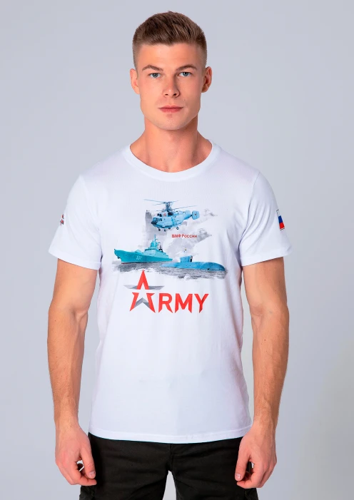 Купить футболка мужская «army вмф» белый в интернет-магазине ArmRus по выгодной цене. - изображение 1