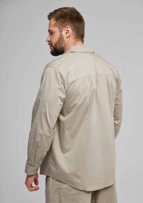 Купить рубашка легкая мужская «вс рф» песок в интернет-магазине ArmRus по выгодной цене. - изображение 4