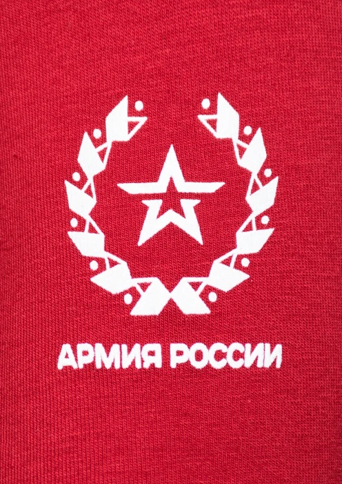 Купить футболка детская «резерв мо» бордовая в интернет-магазине ArmRus по выгодной цене. - изображение 4