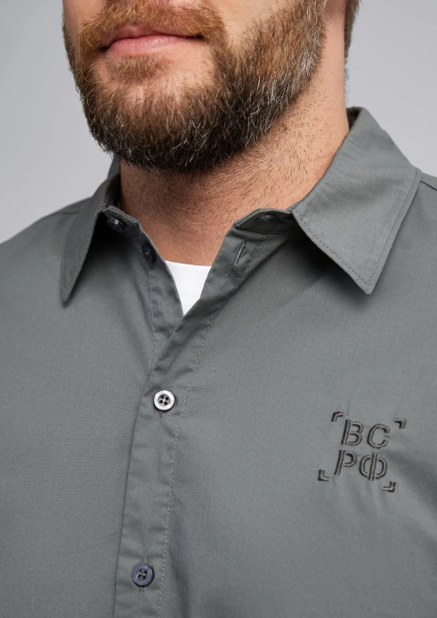 Купить рубашка легкая мужская «вс рф» бетон в интернет-магазине ArmRus по выгодной цене. - изображение 5